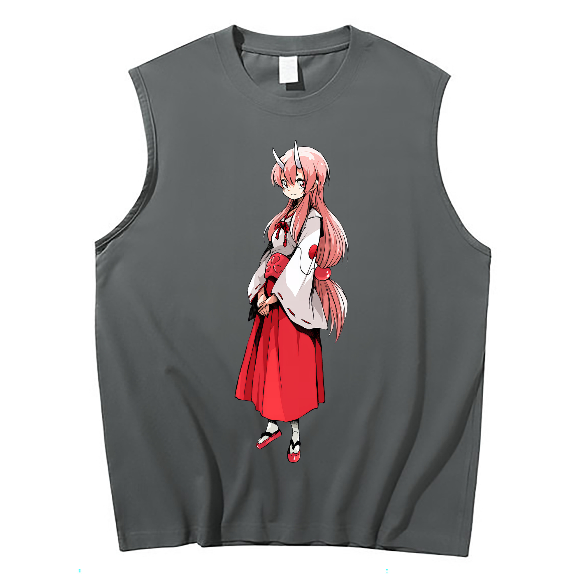 （画像用） 転スラ Regarding Reincarnated to Slime コットン100％タンクトップ（フロントプリント）